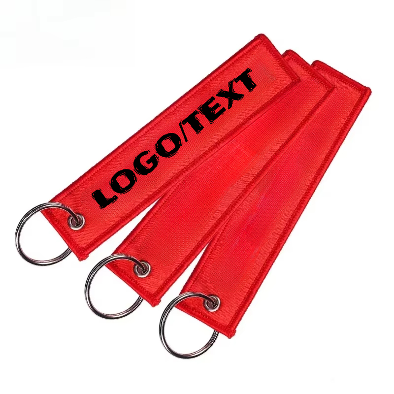 Embroidery Ribbon - Benutzerdefiniertes Logo Luftfahrt Tasche Band Schlüsselanhänger