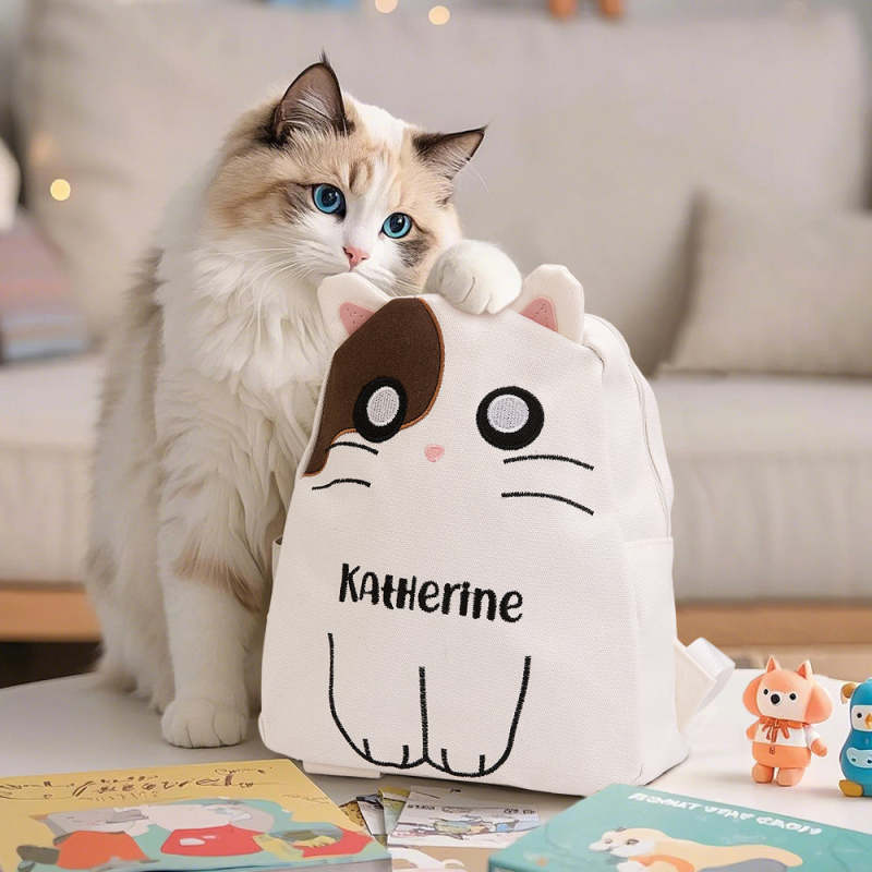 Embroidery Name Designs - Stickerei-Namen-Rucksack im koreanischen Stil – personalisierte