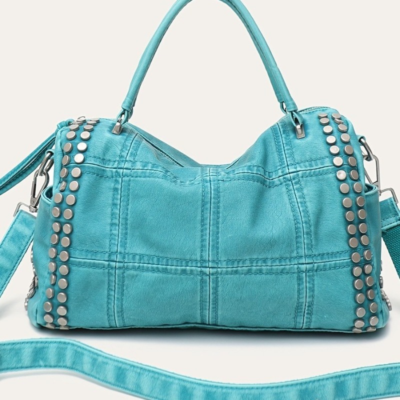 Embroidery Meaning - Große Umhängetaschen für Damen, Schultertaschen mit