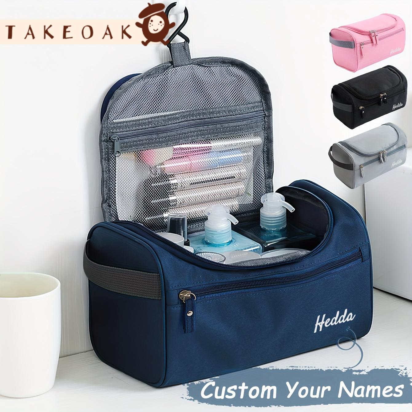 Embroidery Name Designs - Personalisierte, individuelle Oxford-Reisewaschtasche mit Namen, wasserdichter