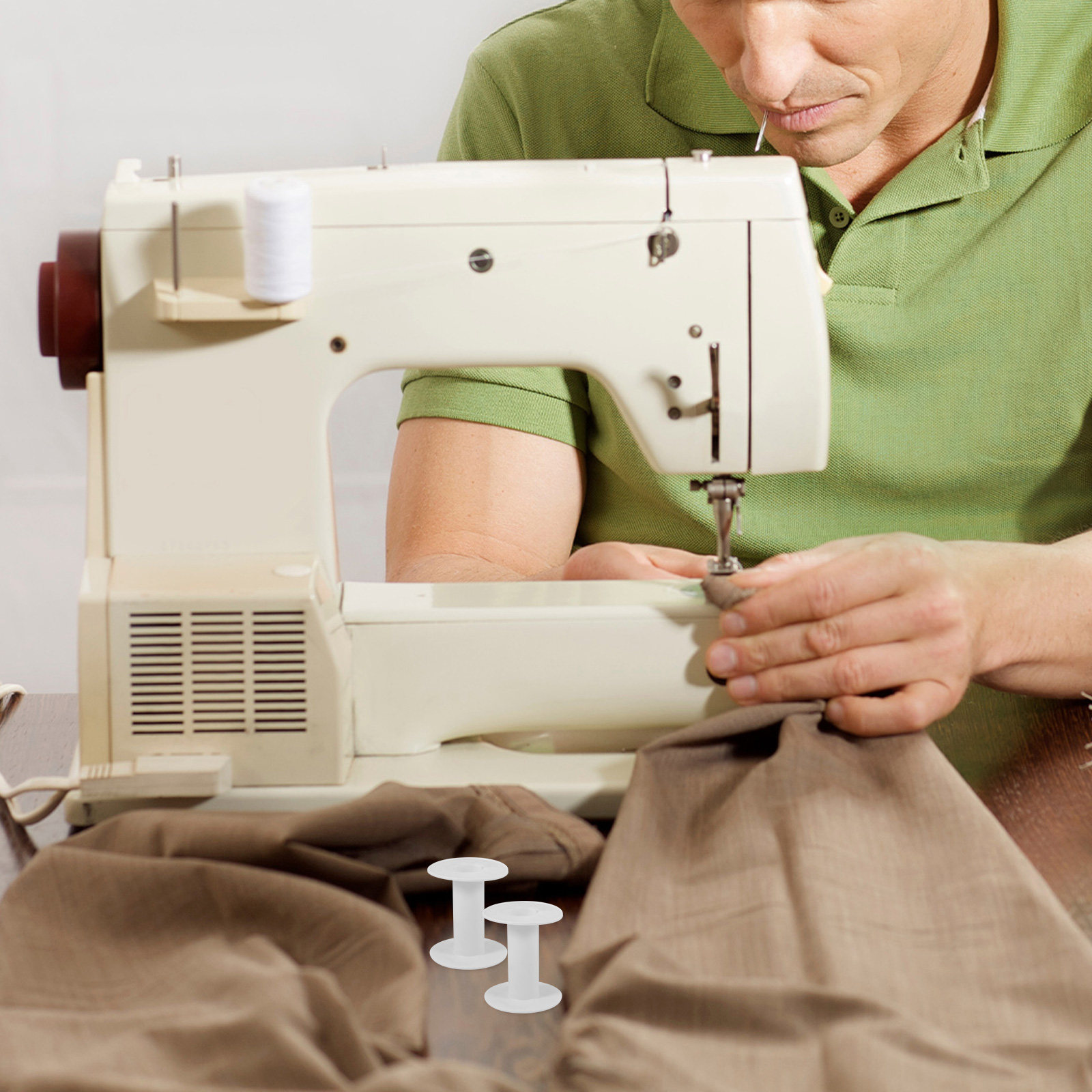 10 Stück Kunststoffspulen, wei – Embroidery Ribbon Bewertung und Preis