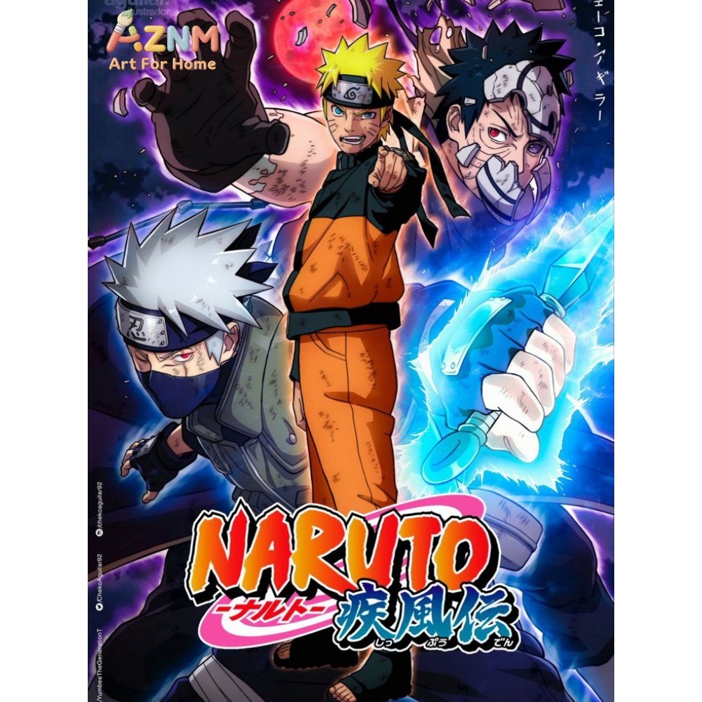 Rahmenloses 1-teiliges Naruto  – Embroidery Pattern Bewertung und Preis
