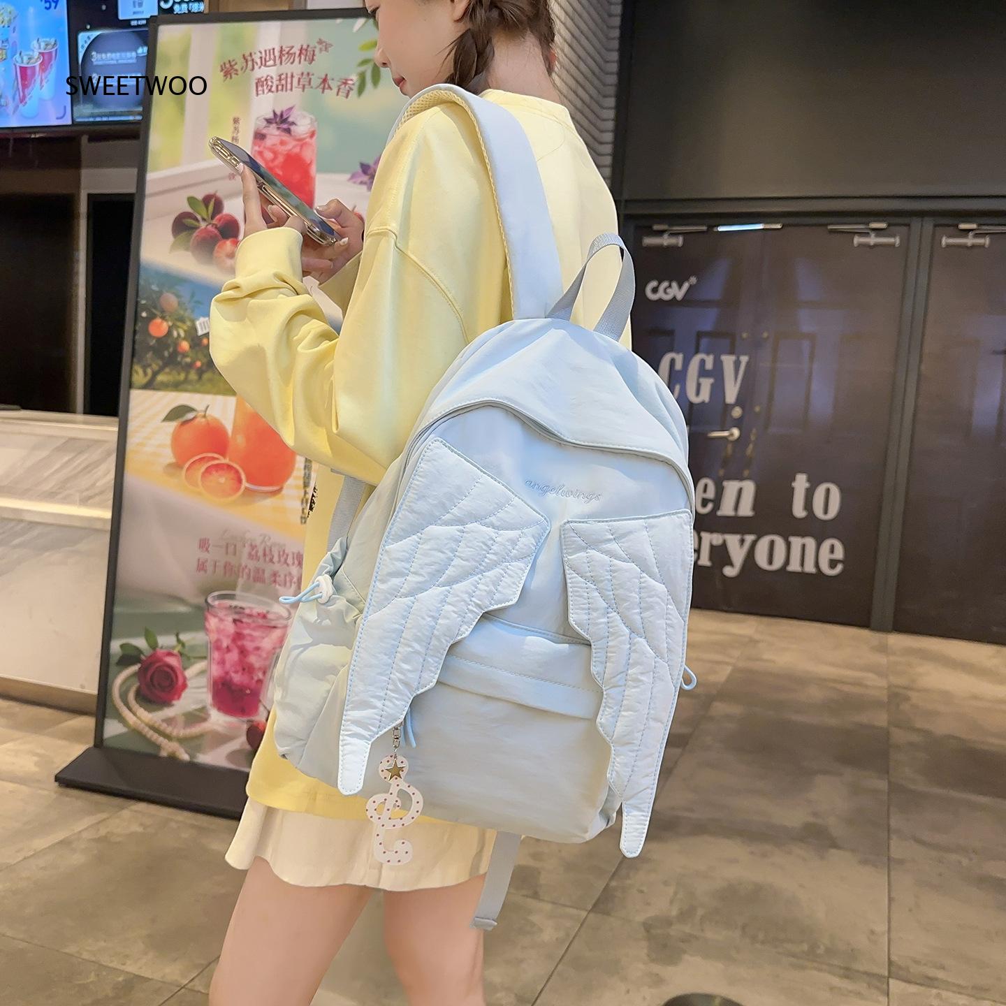 Damen-Rucksack mit rosa Engels – Embroidery Quilting Bewertung und Preis