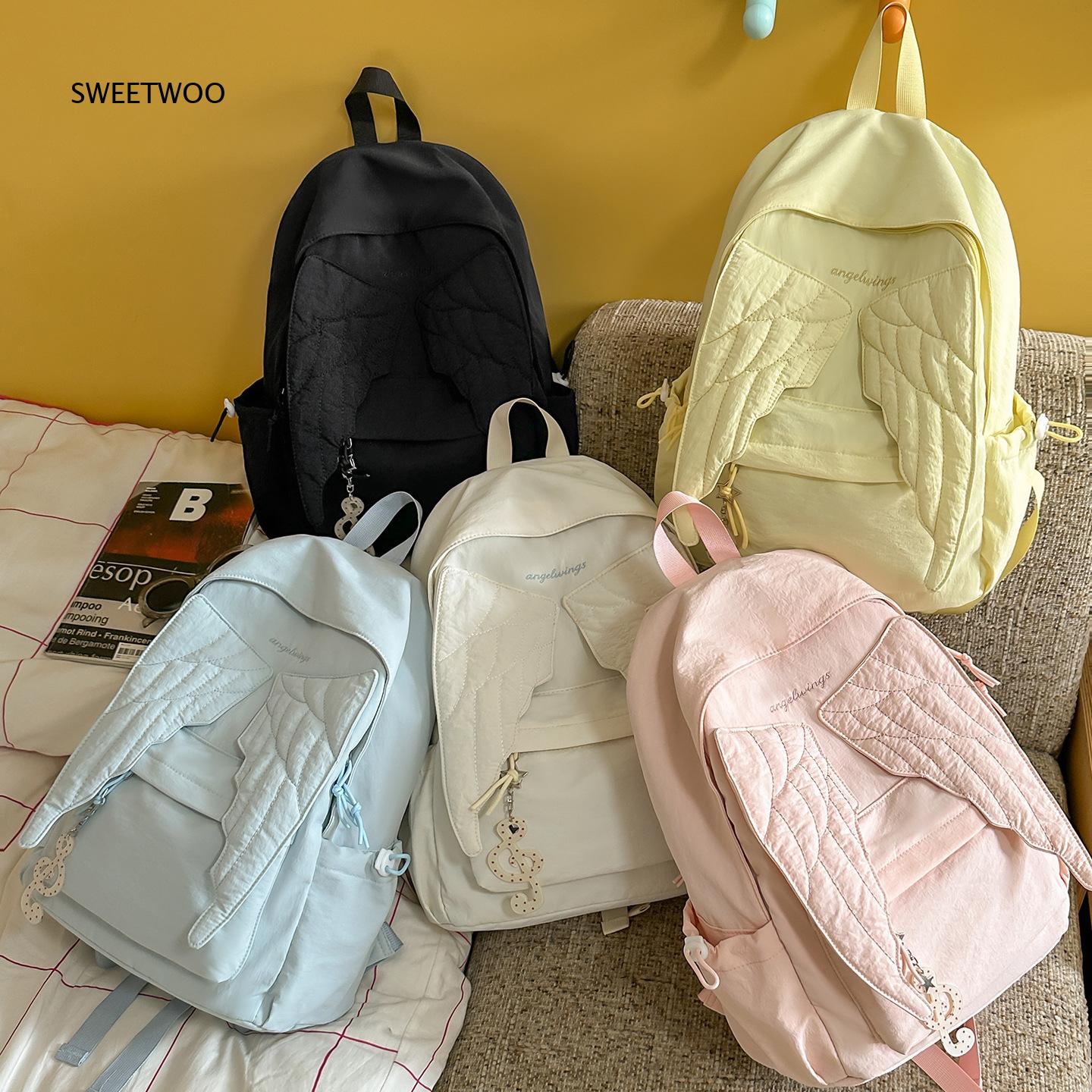 Damen-Rucksack mit rosa Engels – Embroidery Quilting Bewertung und Preis