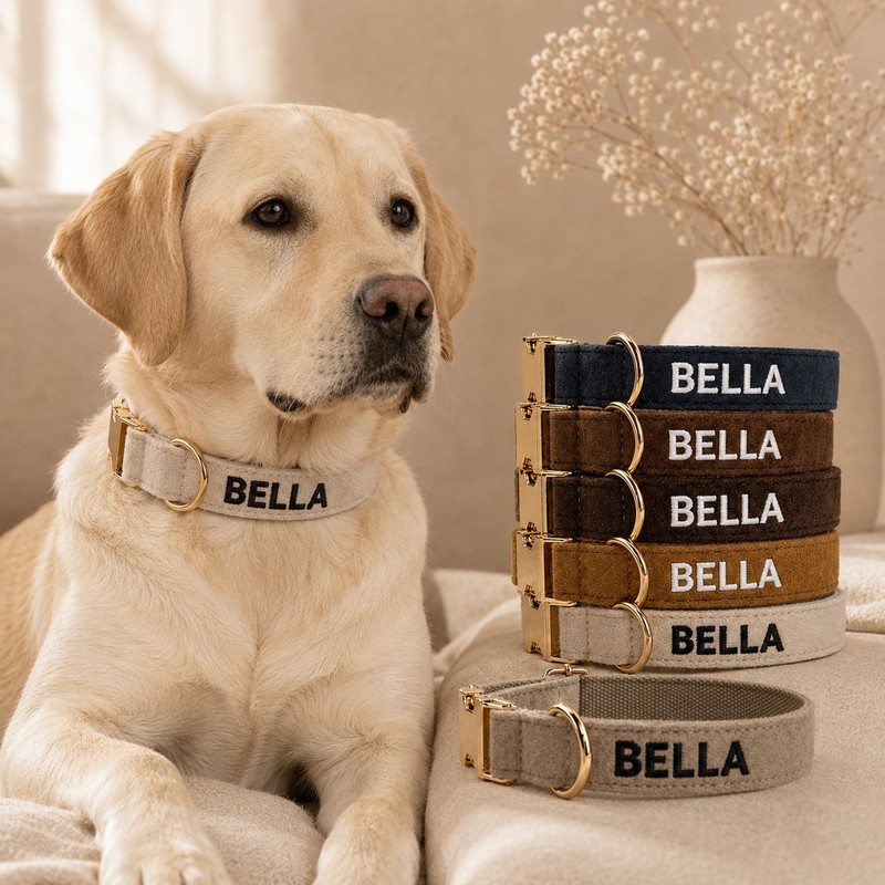 Individuell bestickte Halsbänd – Embroidery Name Designs Bewertung und Preis