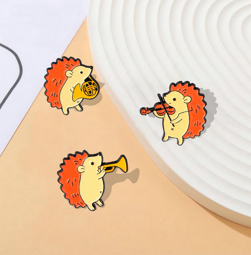 Hedgehog Musiker Publikum Emai – Embroidery Quilting Bewertung und Preis