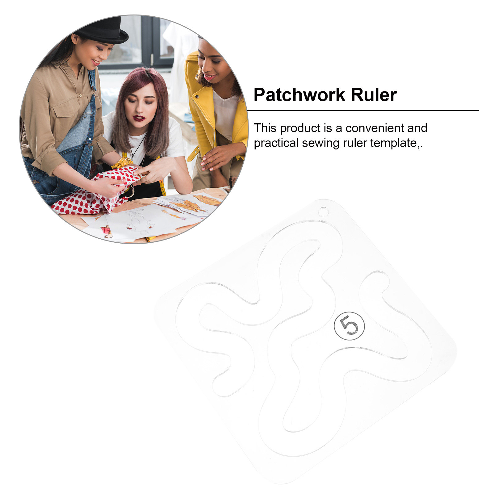 1 Stück transparentes Acryl-Nä – Embroidery Quilting Bewertung und Preis