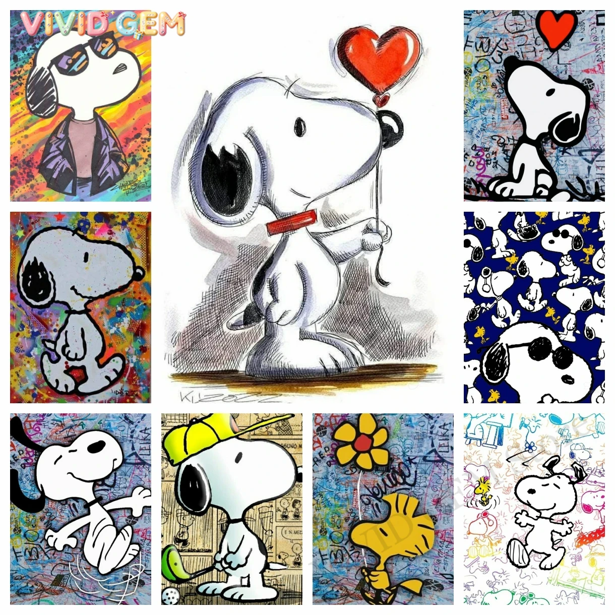 VIVID GEM Kawaii Graffiti Snoo – Embroidery Pattern Bewertung und Preis