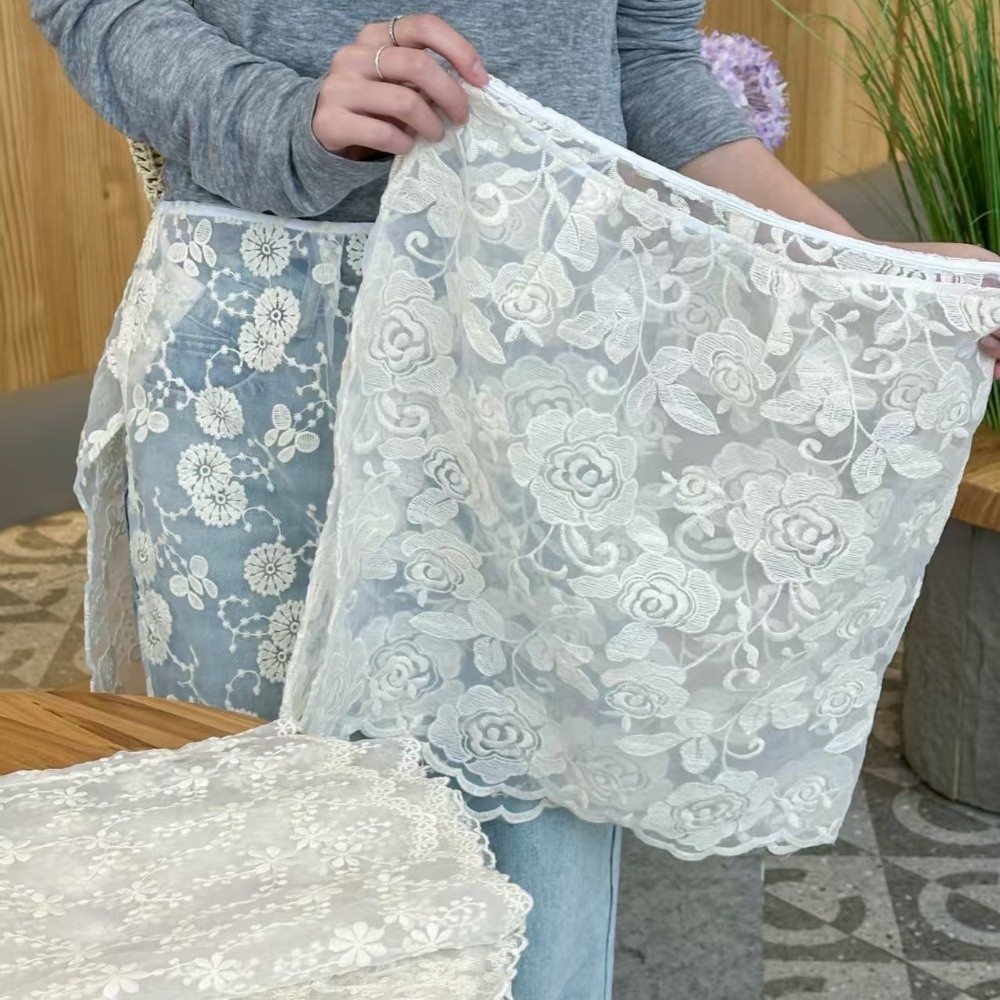 Jeans-Dekor-Spitzenrock, schma – Embroidery Apron Bewertung und Preis