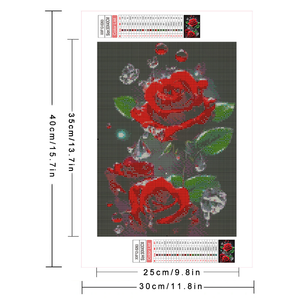 AZQSD Diamant-Gemälde voller B – Embroidery Rose Stitch Bewertung und Preis