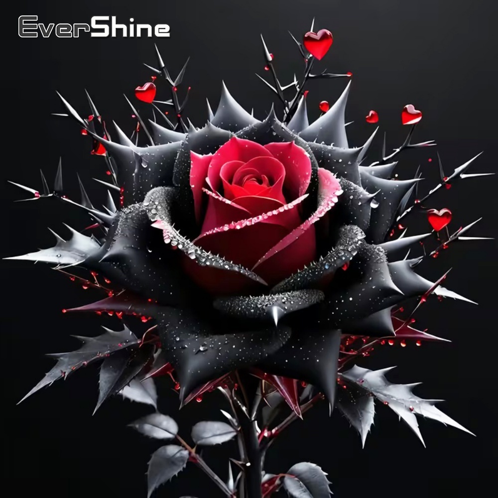 Evershine Diamant-Gemälde, Ros – Embroidery Rose Stitch Bewertung und Preis