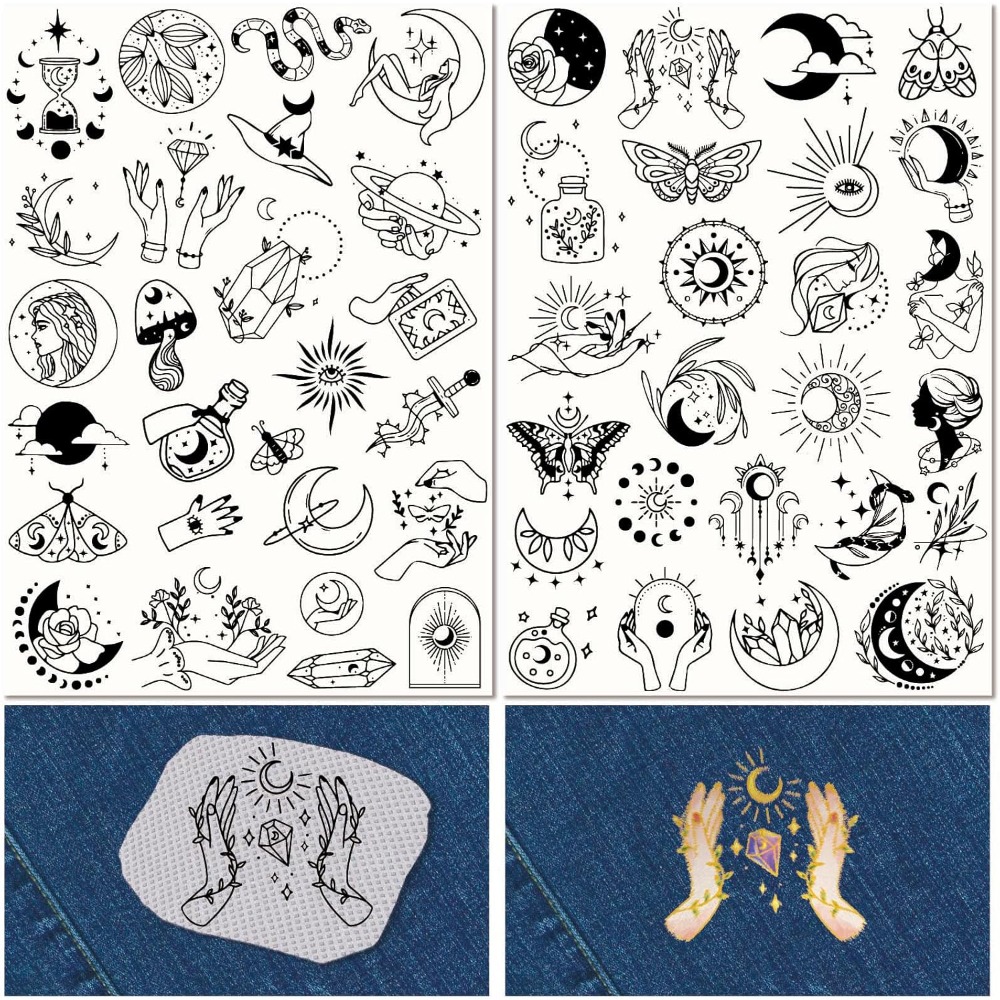 51 Stück Boho Mond Sonne wasse – Embroidery Pattern Bewertung und Preis